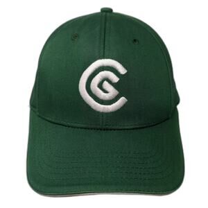 Cleveland Golf Baseball Cap Green White OS Slideback Hat Embroidered Adjustable